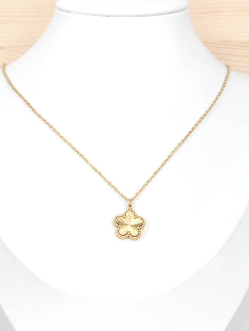 Wholesaler Glam Chic - Stainless steel flower necklace