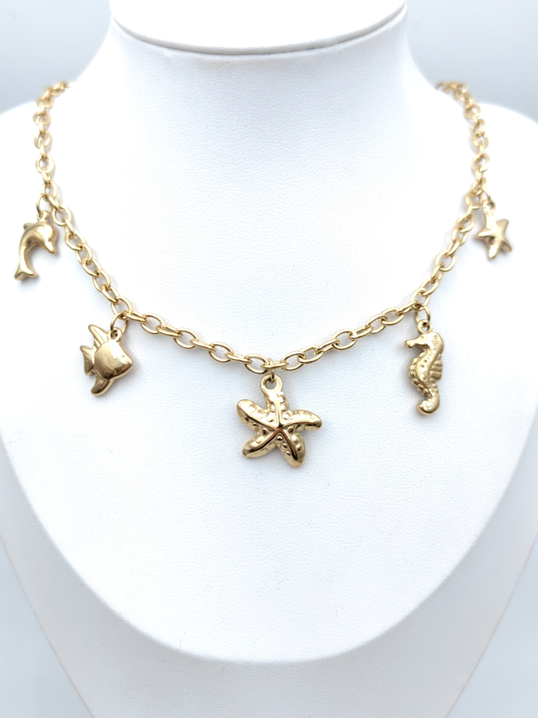 Wholesaler Glam Chic - Stainless steel charms necklace