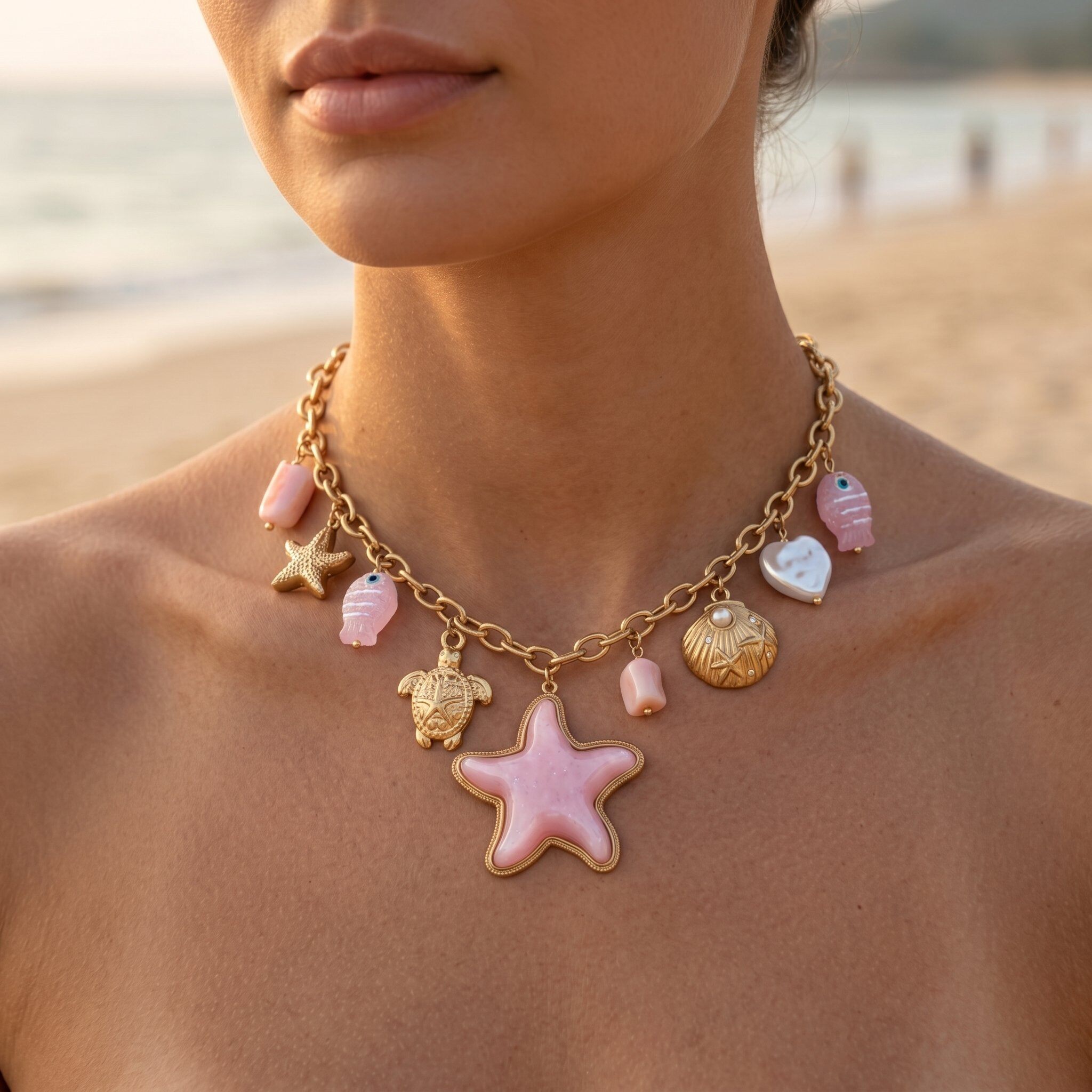 Mayorista Glam Chic - Collar de acero inoxidable