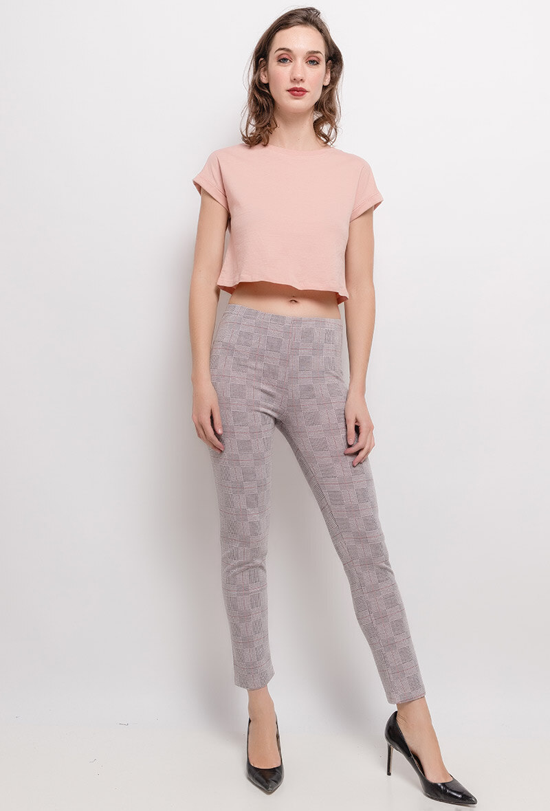 Grossiste Go Pomelo - Leggings à carreaux