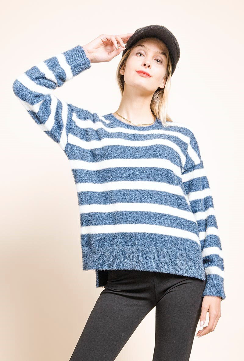 Wholesaler Gold Fashion - Soft striped sweater