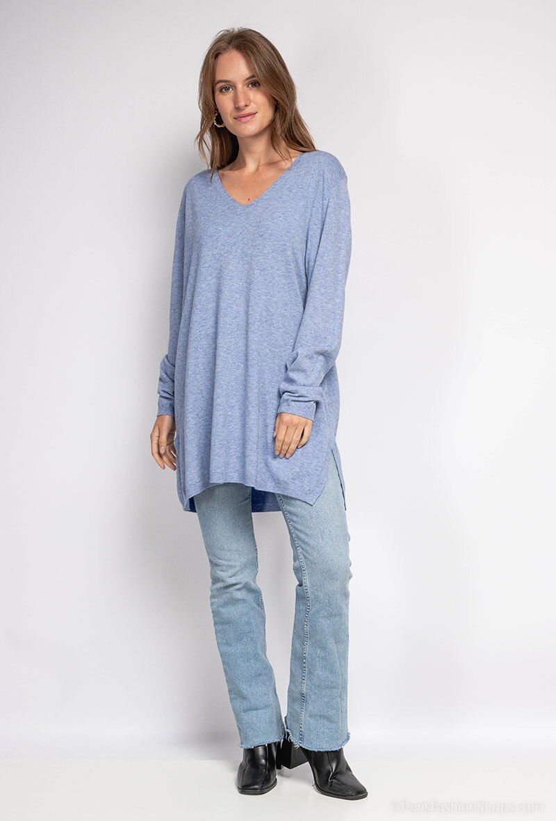 Wholesaler Gold Fashion - V-neck knit sweater
