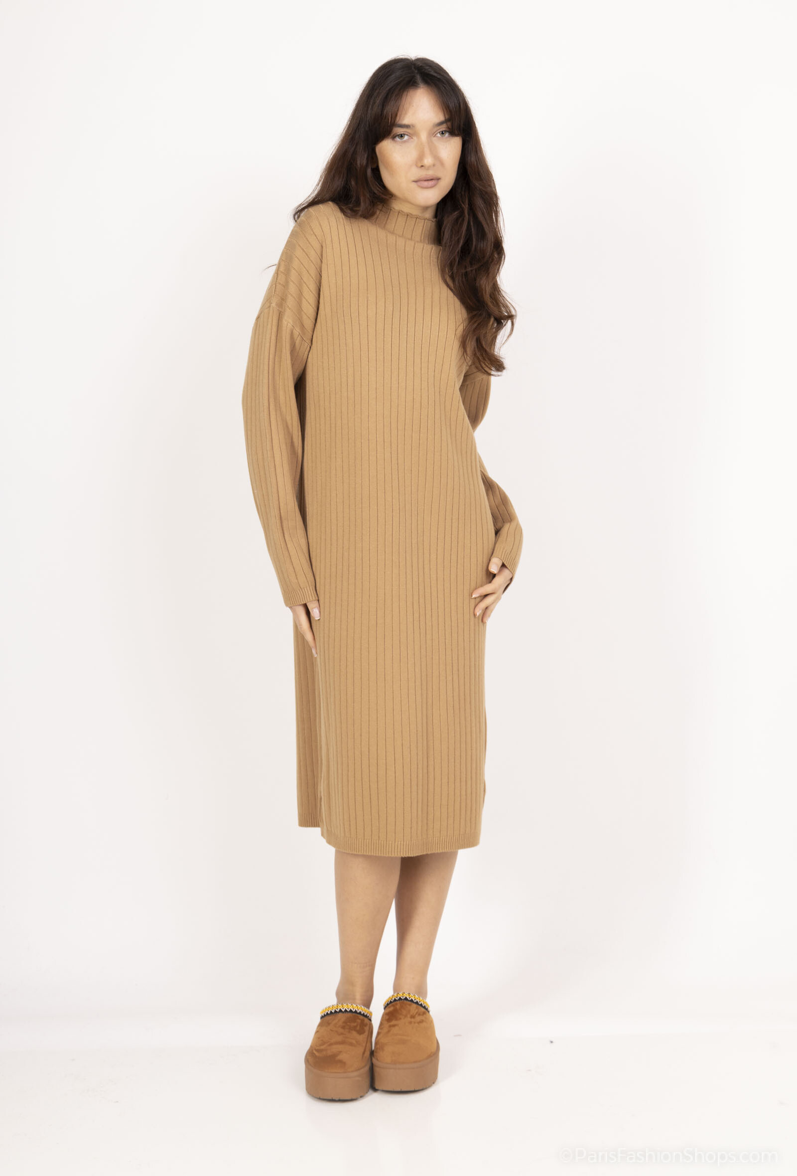 Wholesaler Gold Fashion - Round neck tunic sweater