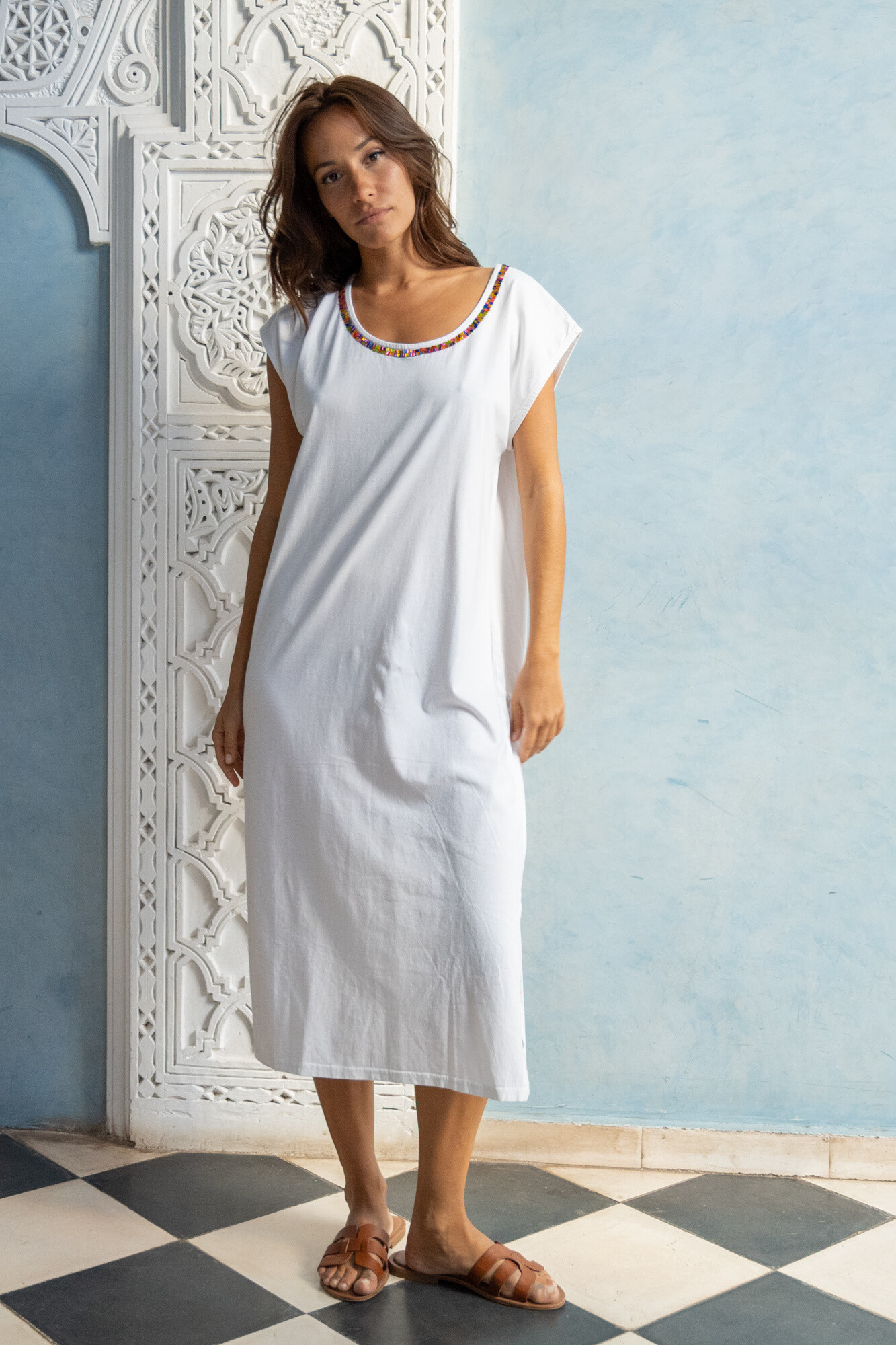 Mayorista Gold & Silver - vestido estilo camiseta con lentejuelas Angel