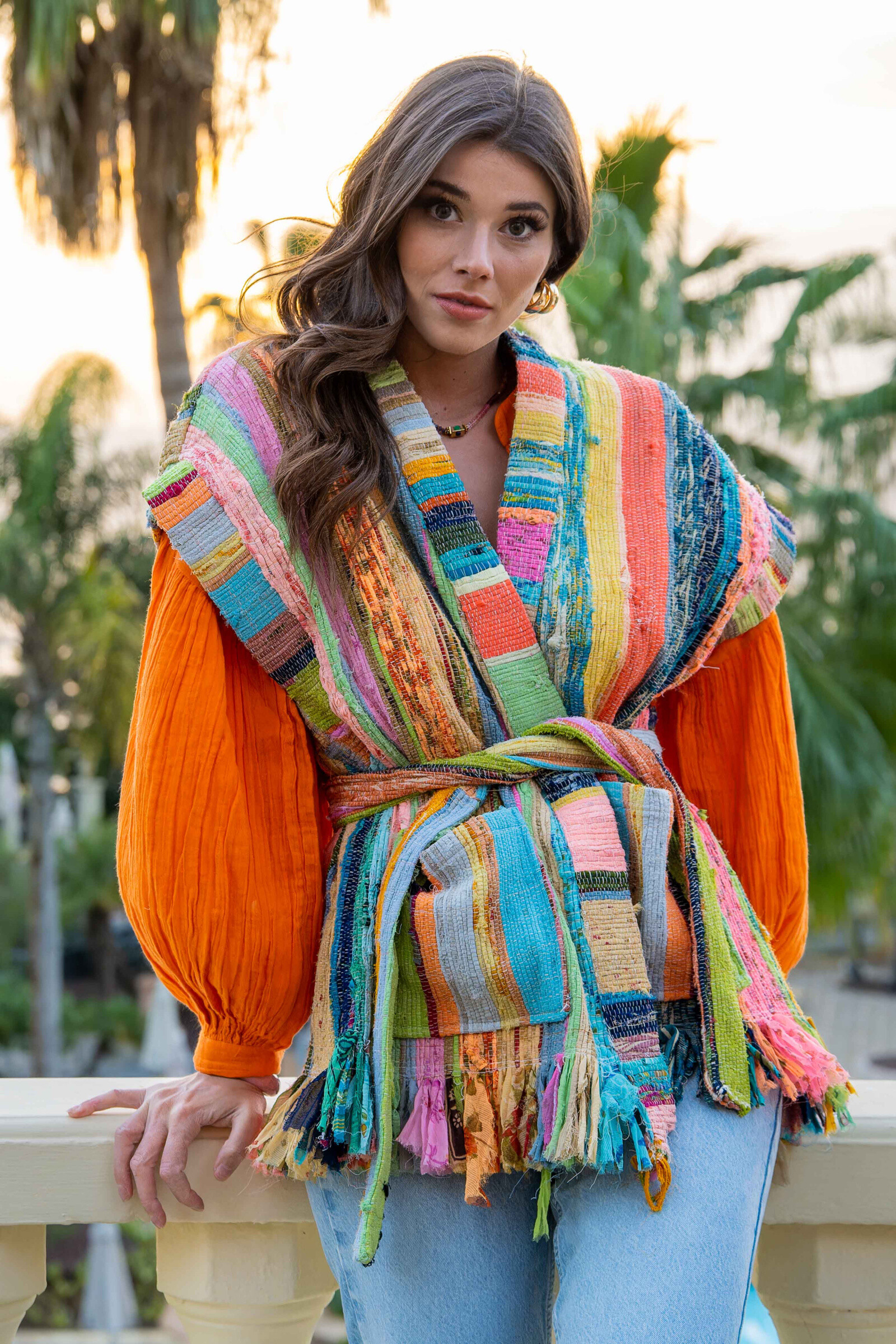 Mayorista Gold & Silver - CHAQUETA BELLO PATCHWORK MULTICOLOR