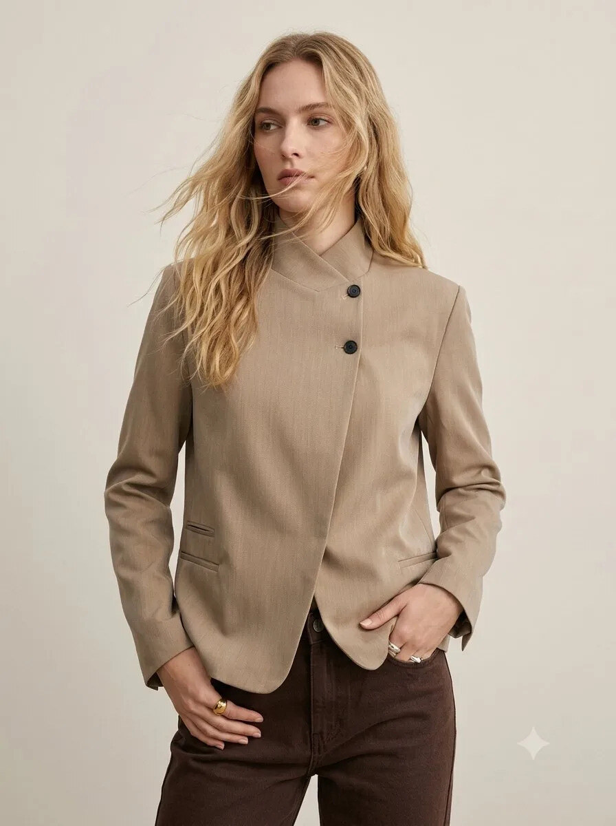 Grossista Golden Live - Blazer asimmetrico