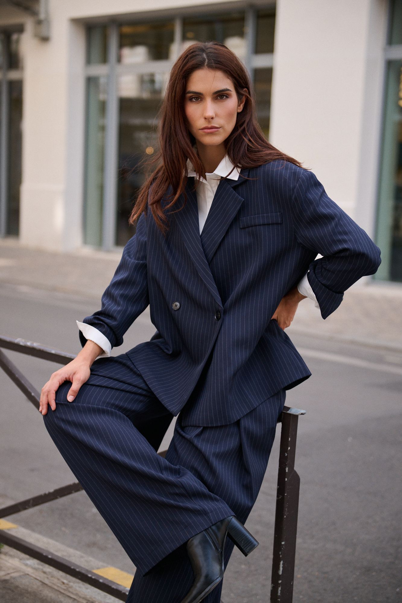 Mayorista Golden Live - Blazer oversize a rayas