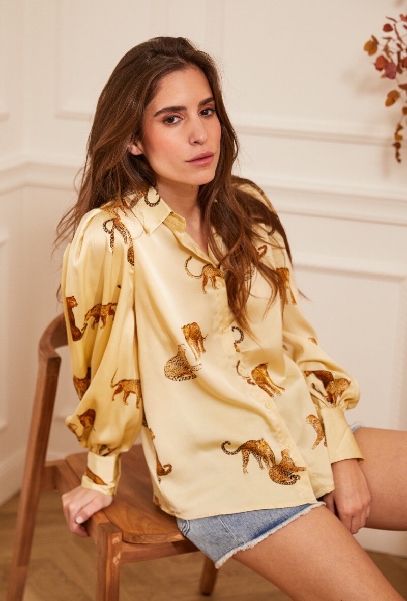 Grossiste Golden Live - Chemise imprimée animal