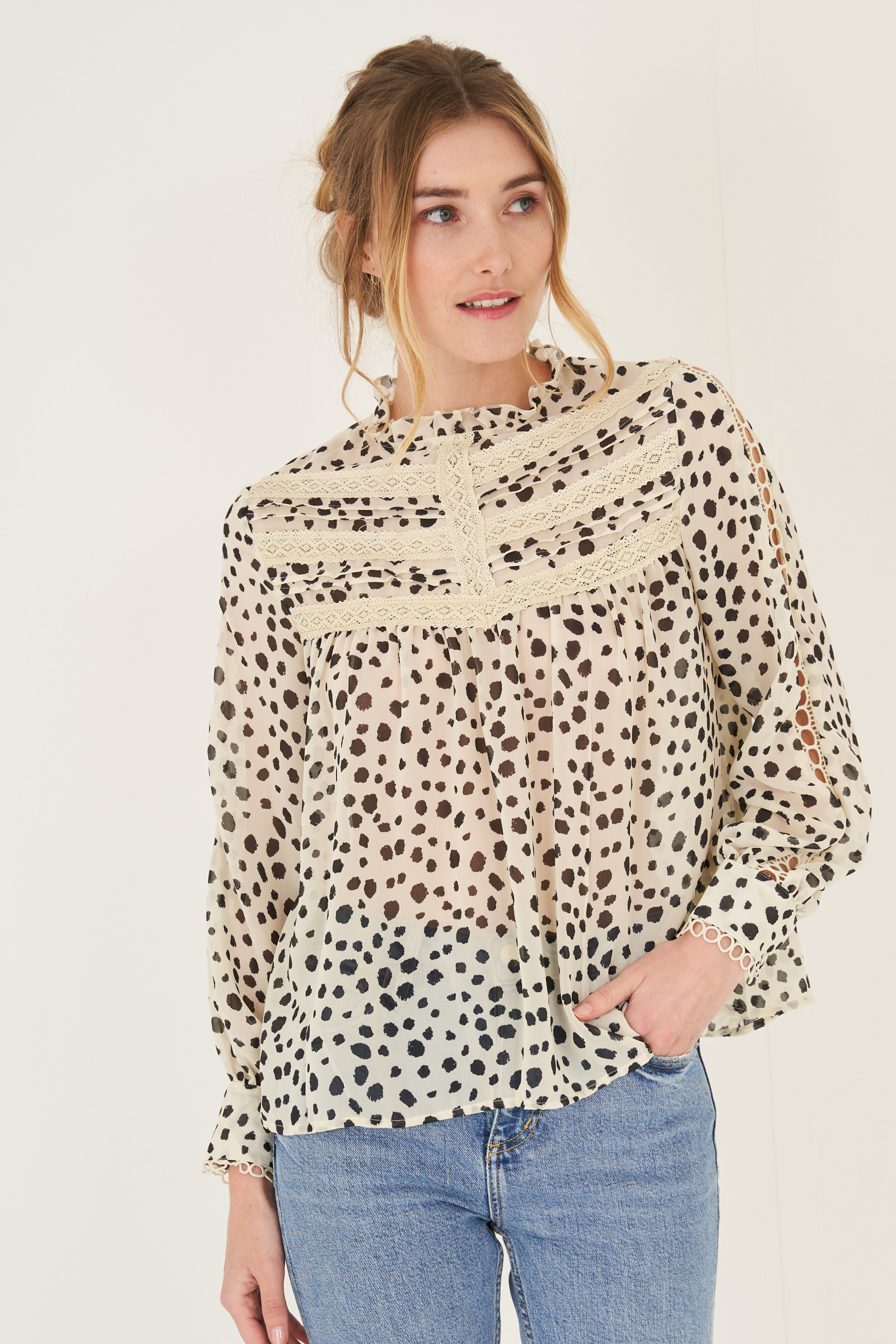 Mayorista Golden Live - Blusa de lunares