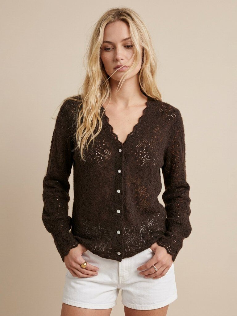 Grossiste Golden Live - Blouse en dentelle