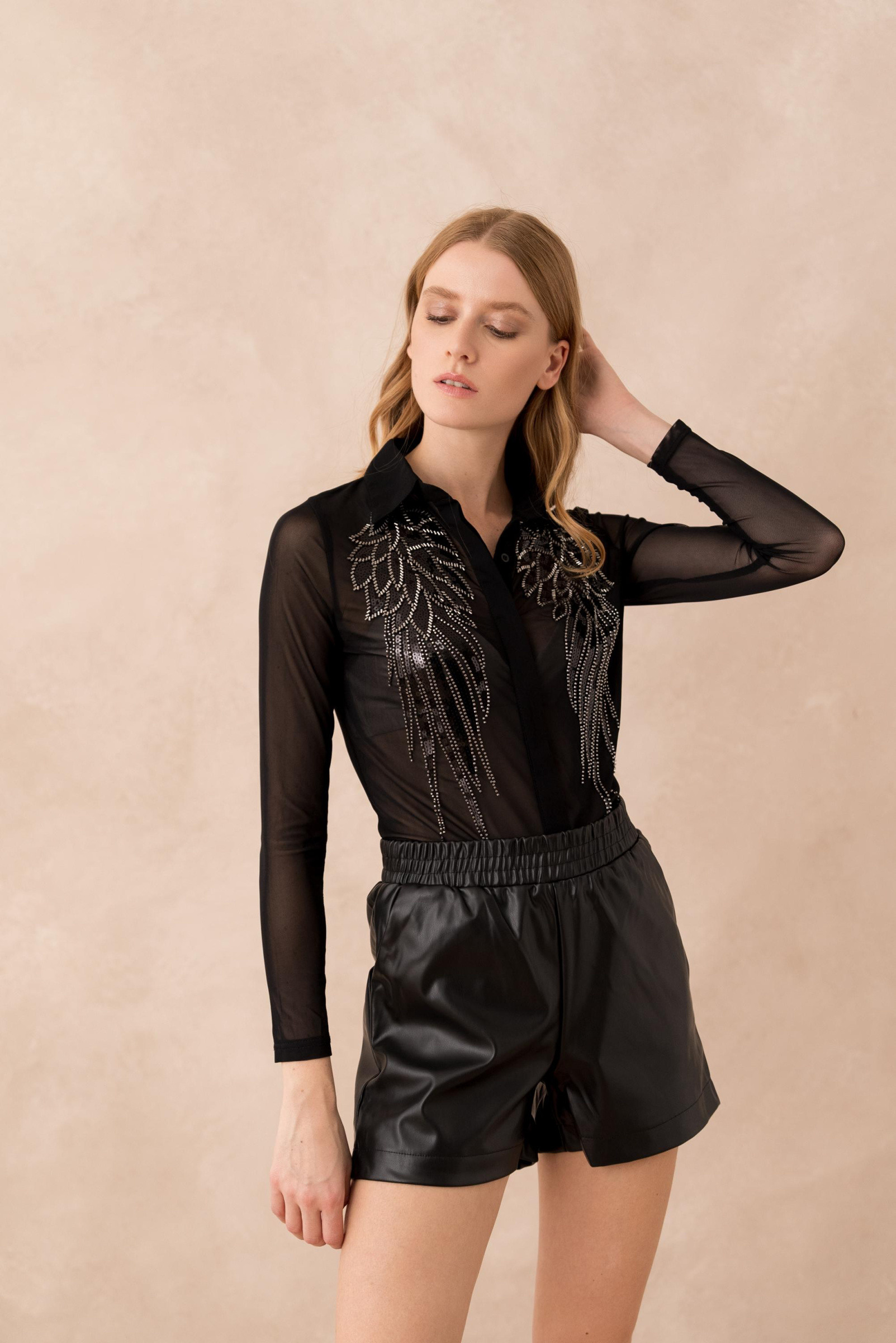 Mayorista Golden Live - Body con strass