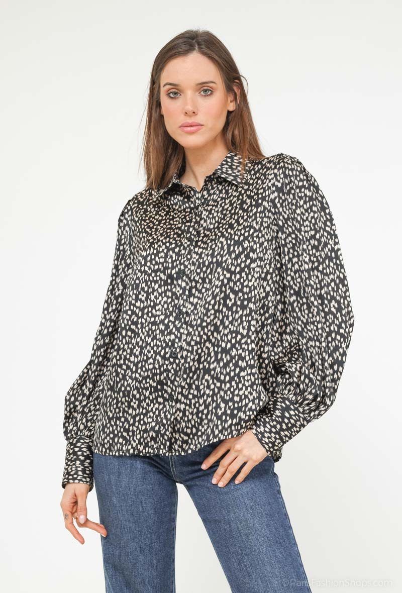Grossiste Golden Live - Chemise imprimée leo