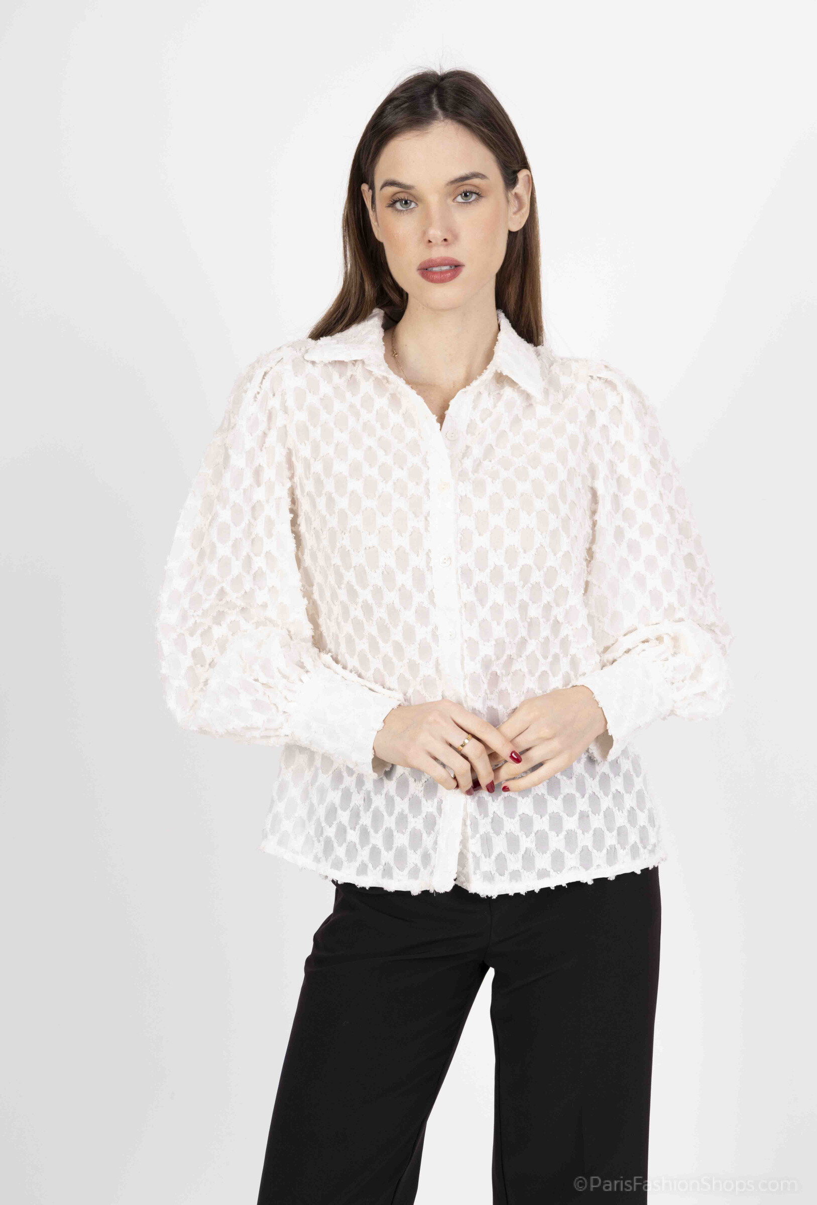 Wholesaler Golden Live - Textured shirt