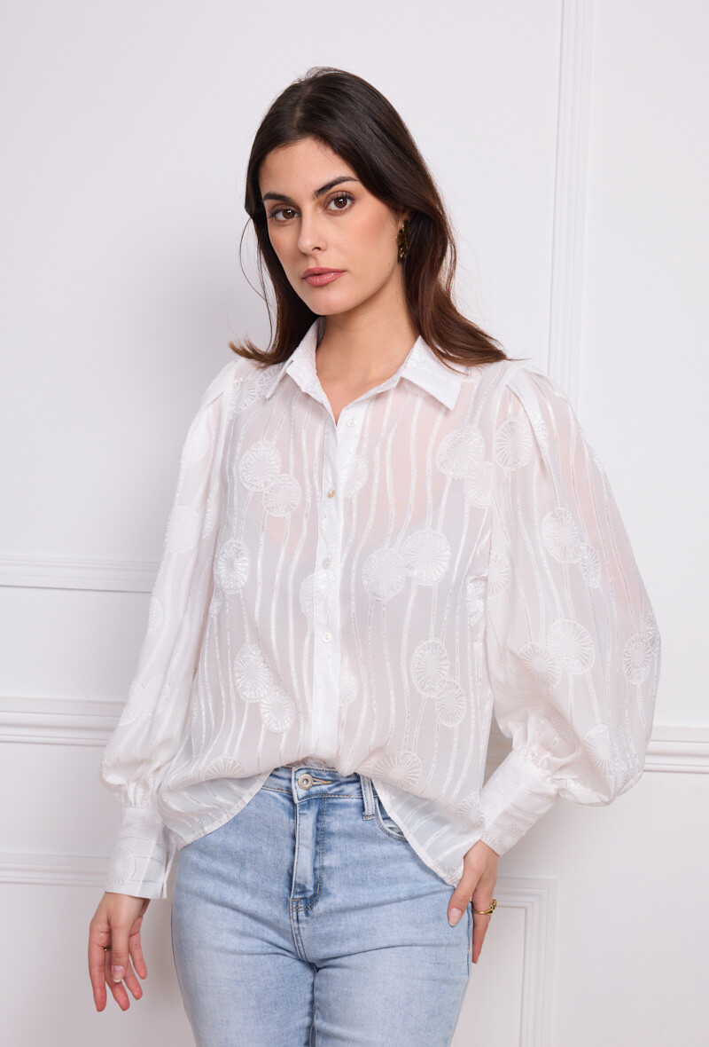 Wholesaler Golden Live - Puff sleeve shirt