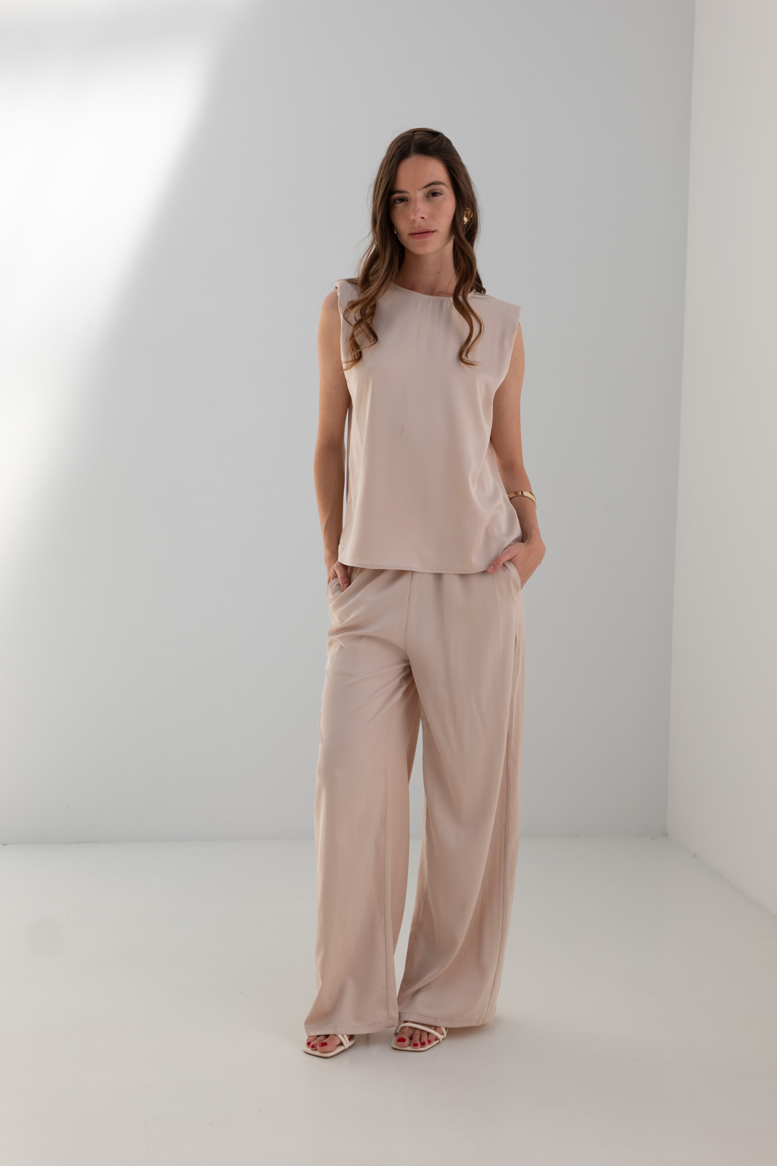Wholesaler Golden Live - Satin pants set