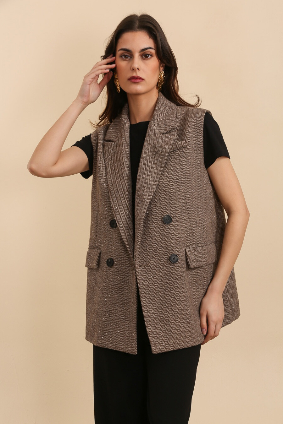 Wholesaler Golden Live - Sleeveless blazer vest