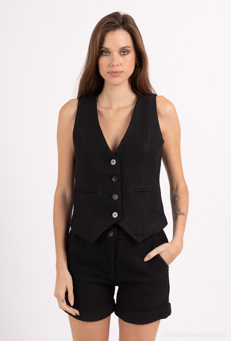Wholesaler Golden Live - Sleeveless tweed vest