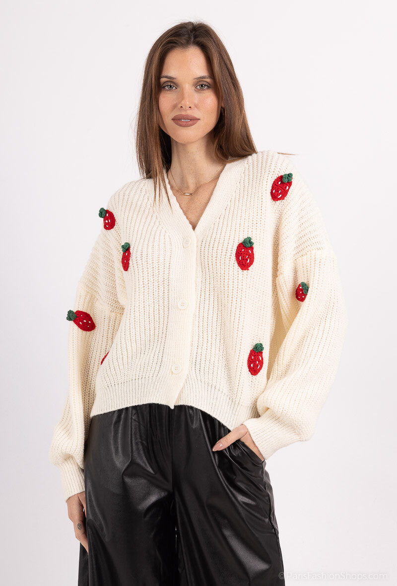 Wholesaler Golden Live - Strawberry knitted vest