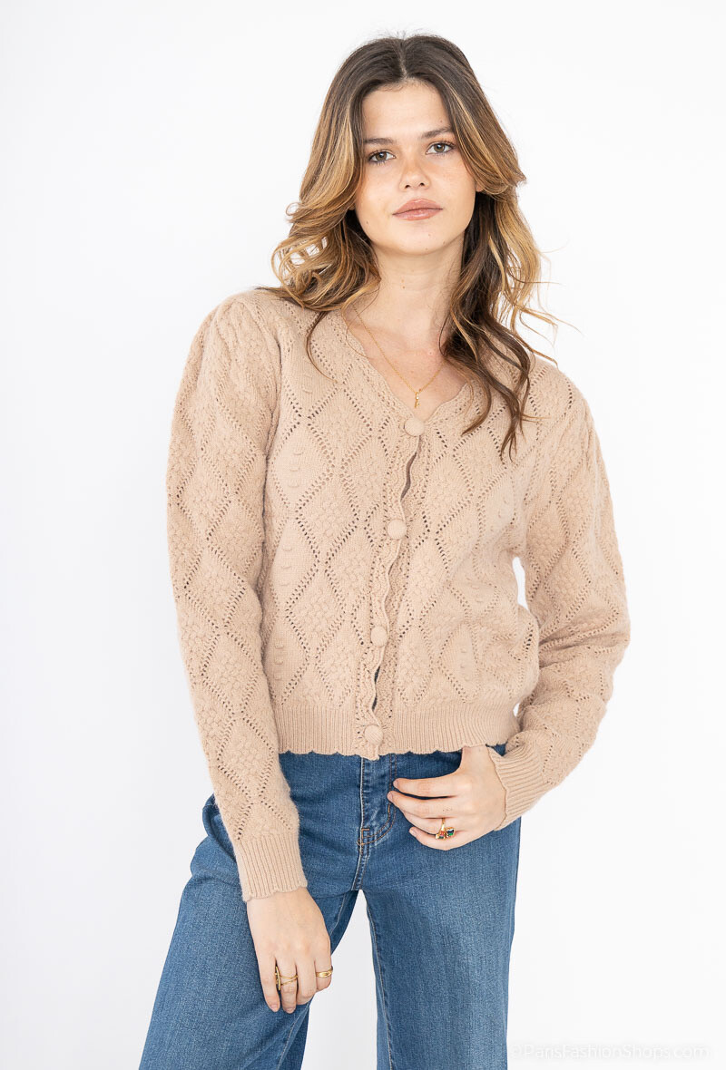 Wholesaler Golden Live - Patterned knitted vest