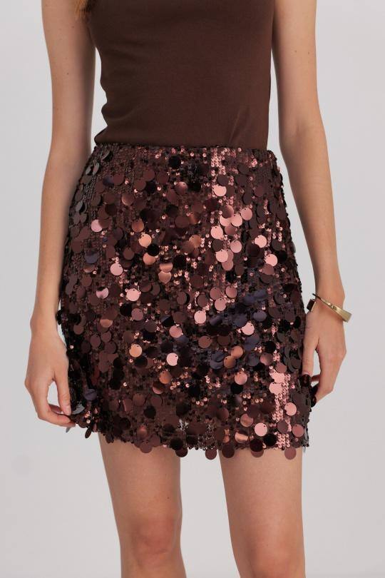 Wholesaler Golden Live - Rhinestone mini skirt