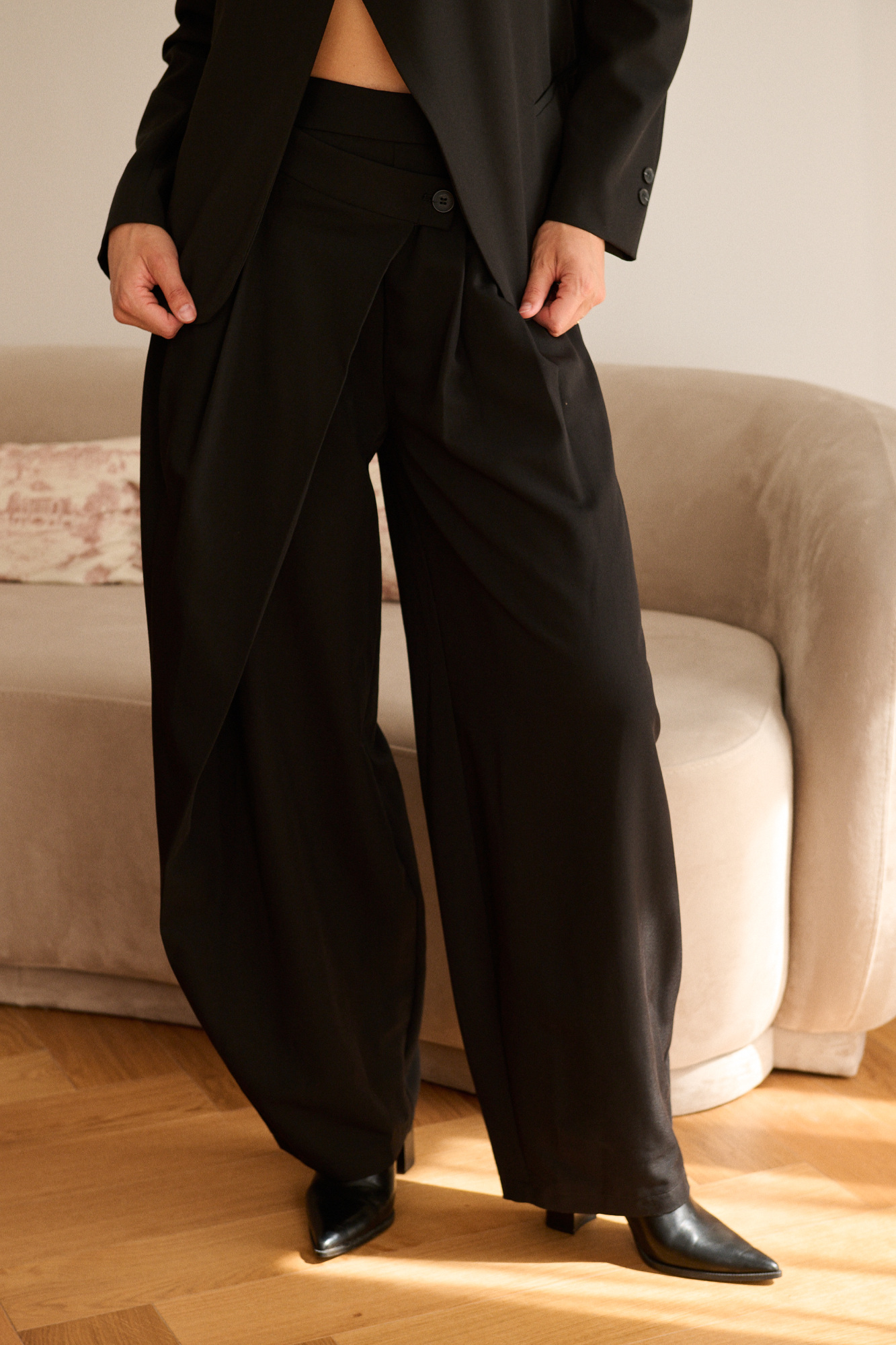 Grossiste Golden Live - Pantalon fluide asymétrique
