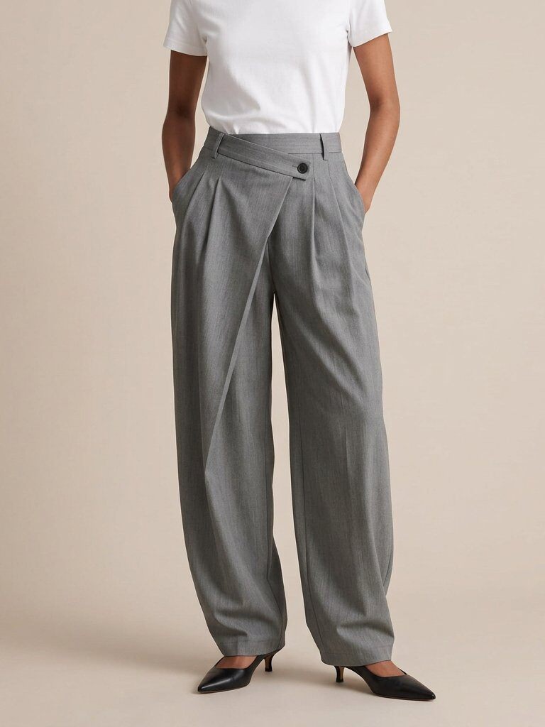 Wholesaler Golden Live - Asymmetric fluid trousers