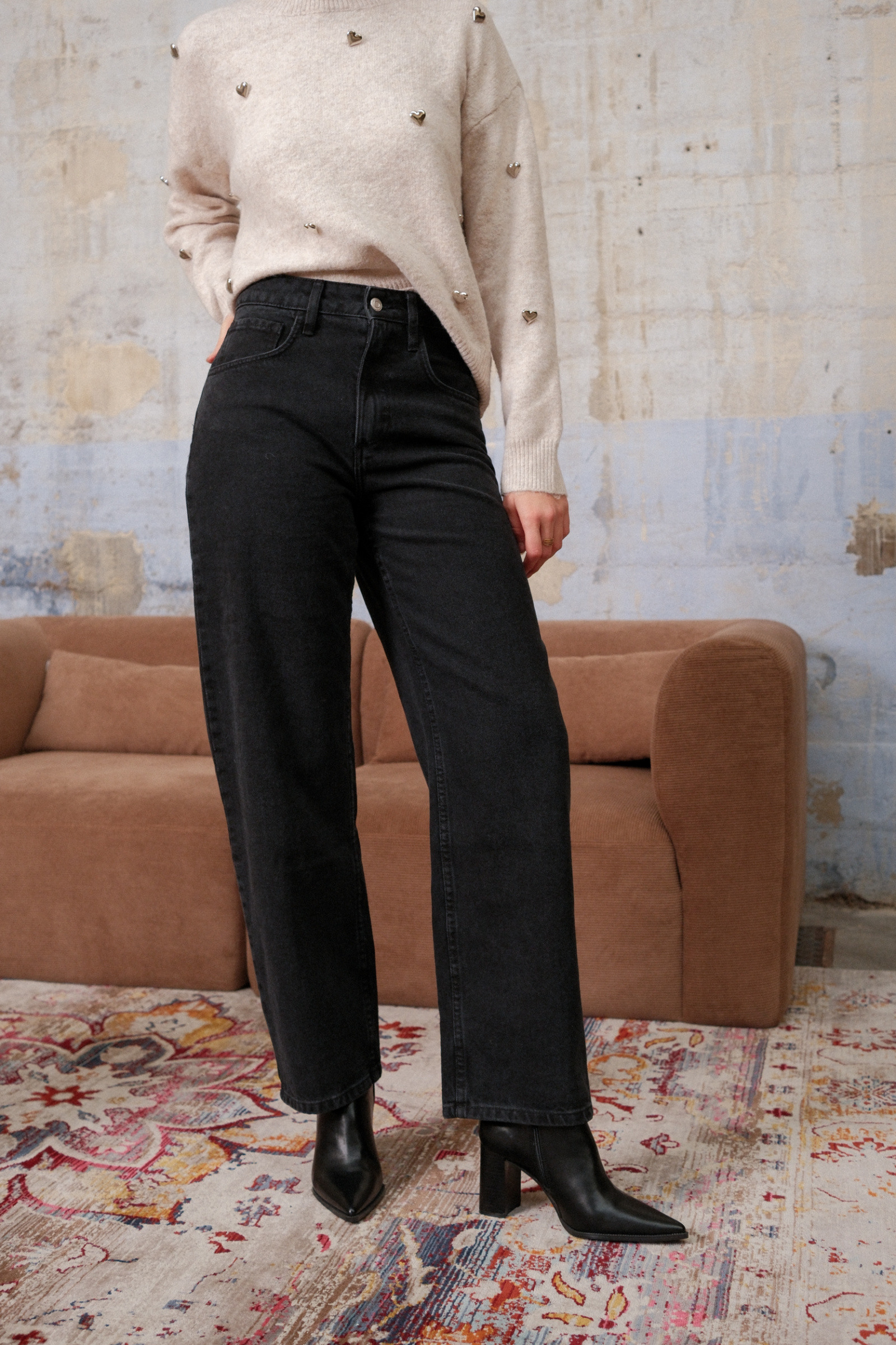Wholesaler Golden Live - Barrel cut denim jeans