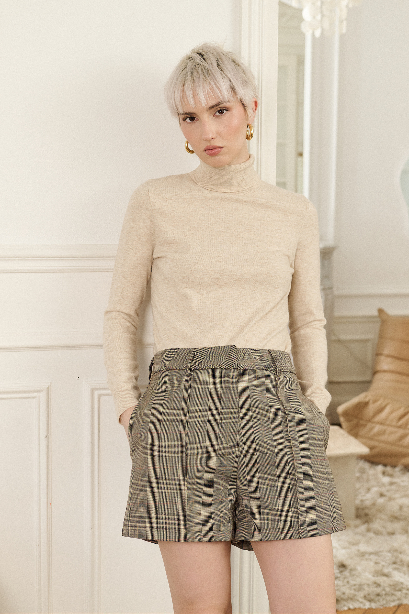 Wholesaler Golden Live - Soft knit turtleneck sweater
