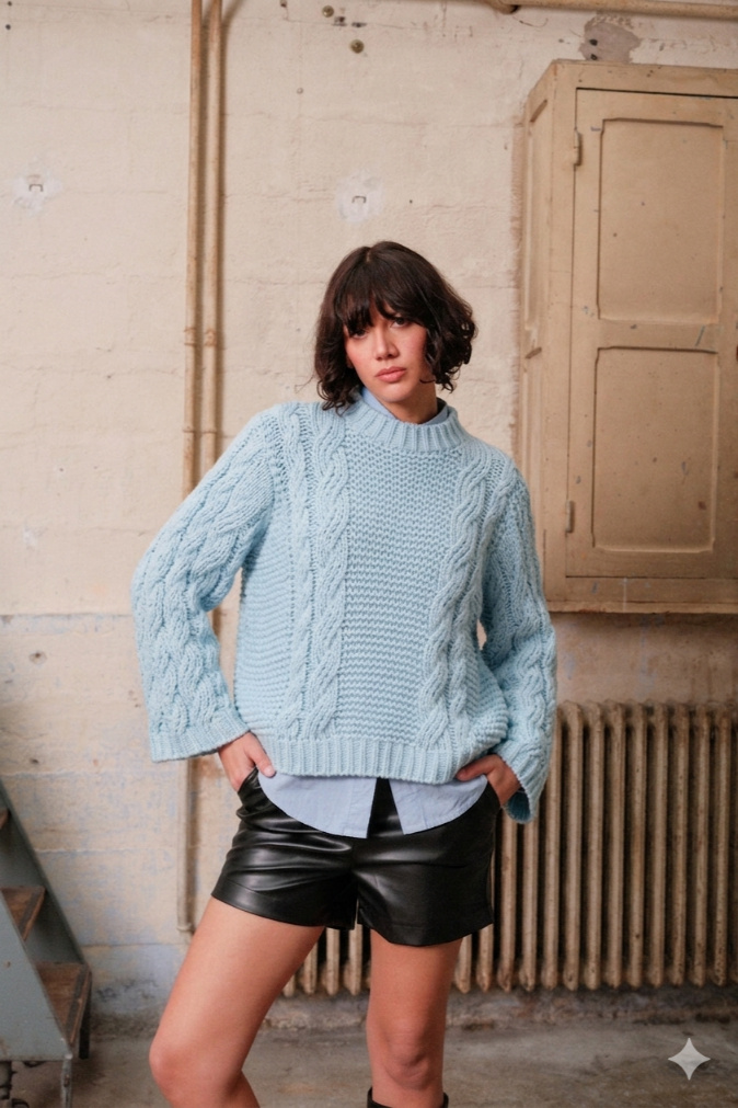 Wholesaler Golden Live - Braided sweater