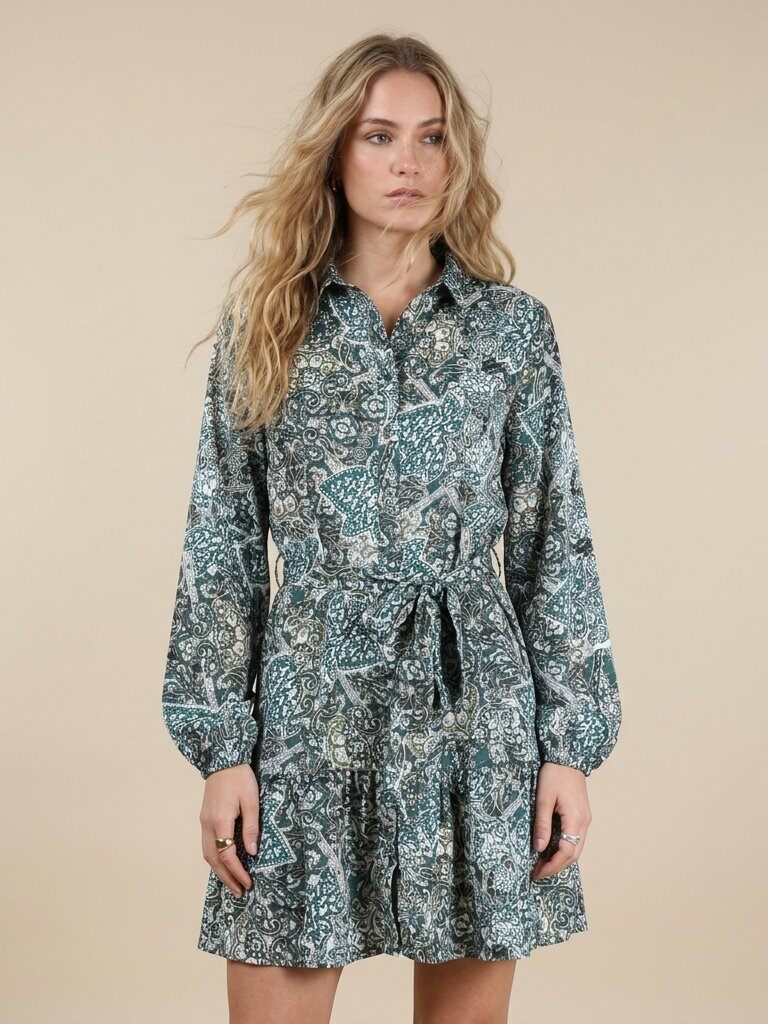 Grossiste Golden Live - Robe imprimée cachemire
