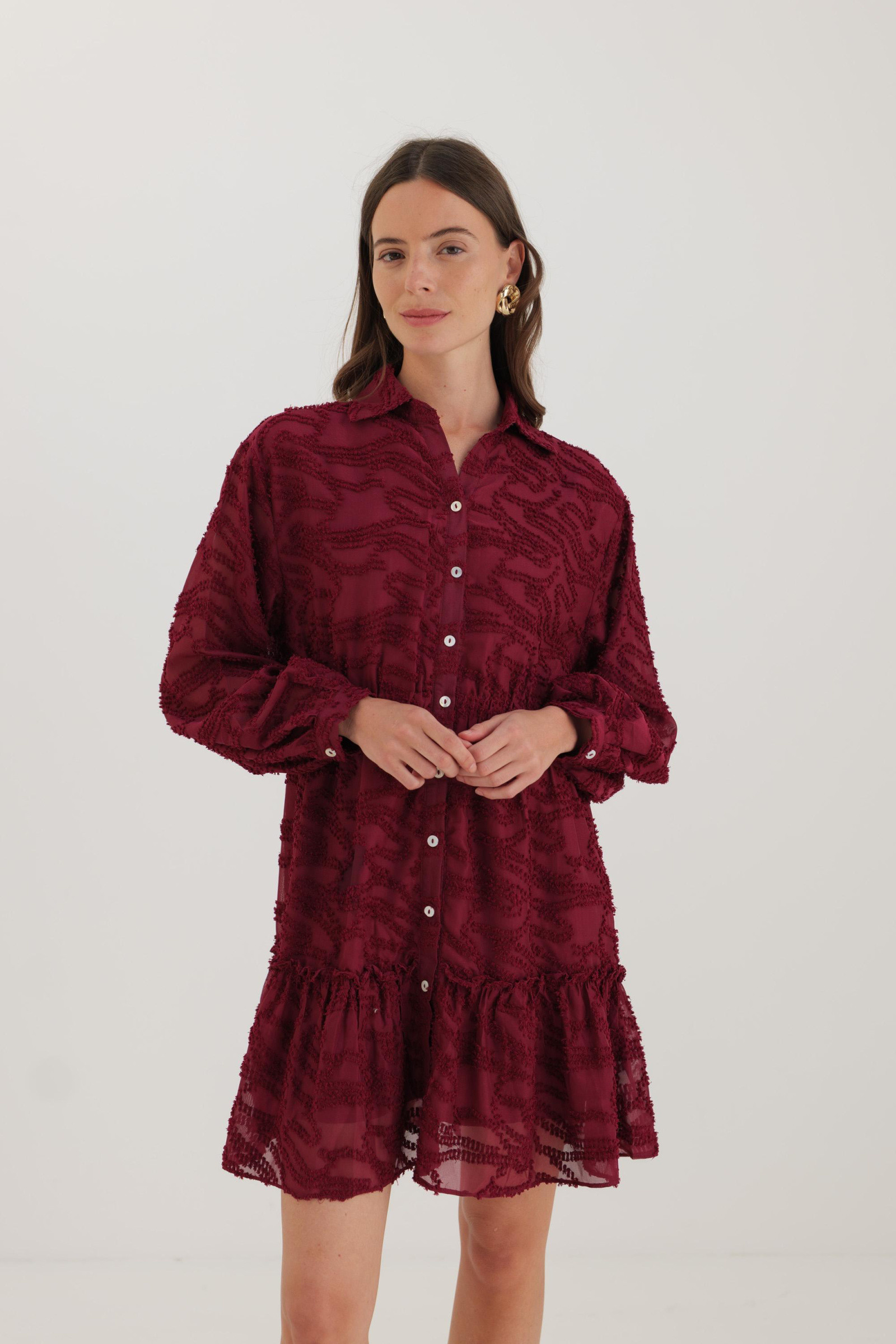 Mayorista Golden Live - Vestido texturizado