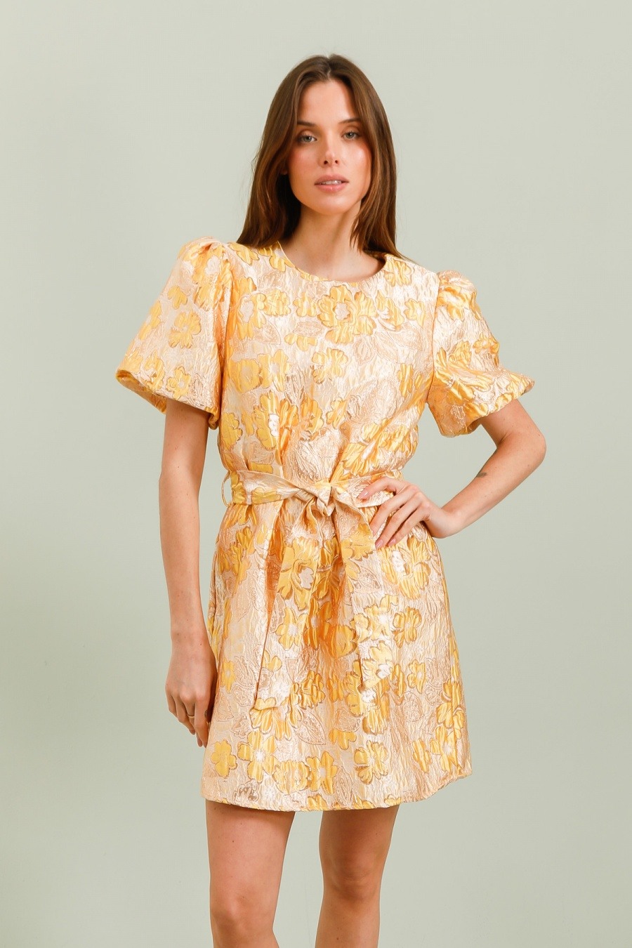 Mayorista Golden Live - Vestido de brocado