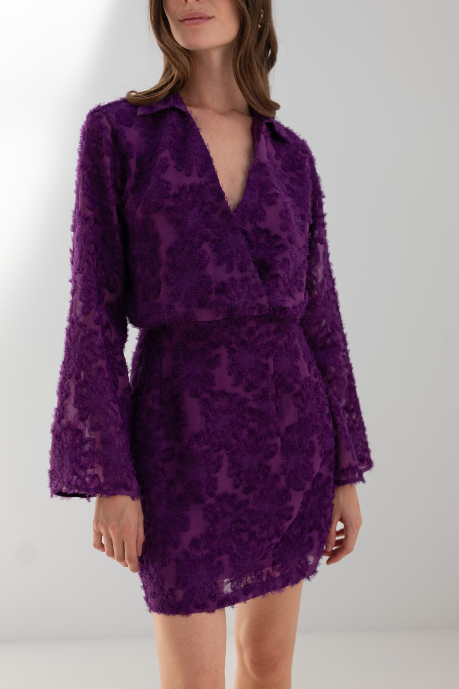 Grossiste Golden Live - Robe portefeuille à franges