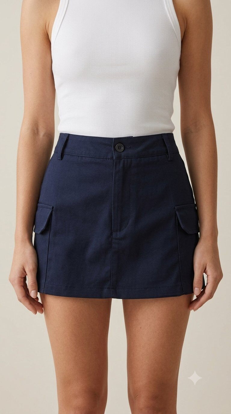 Grossiste Golden Live - Jupe short cargo à poches