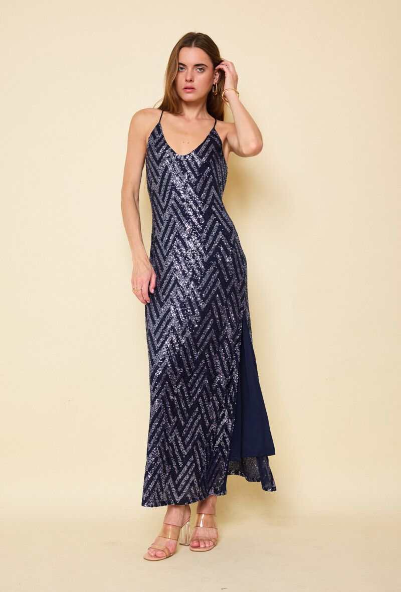 Wholesaler Golden Live - Maxi sequin dress
