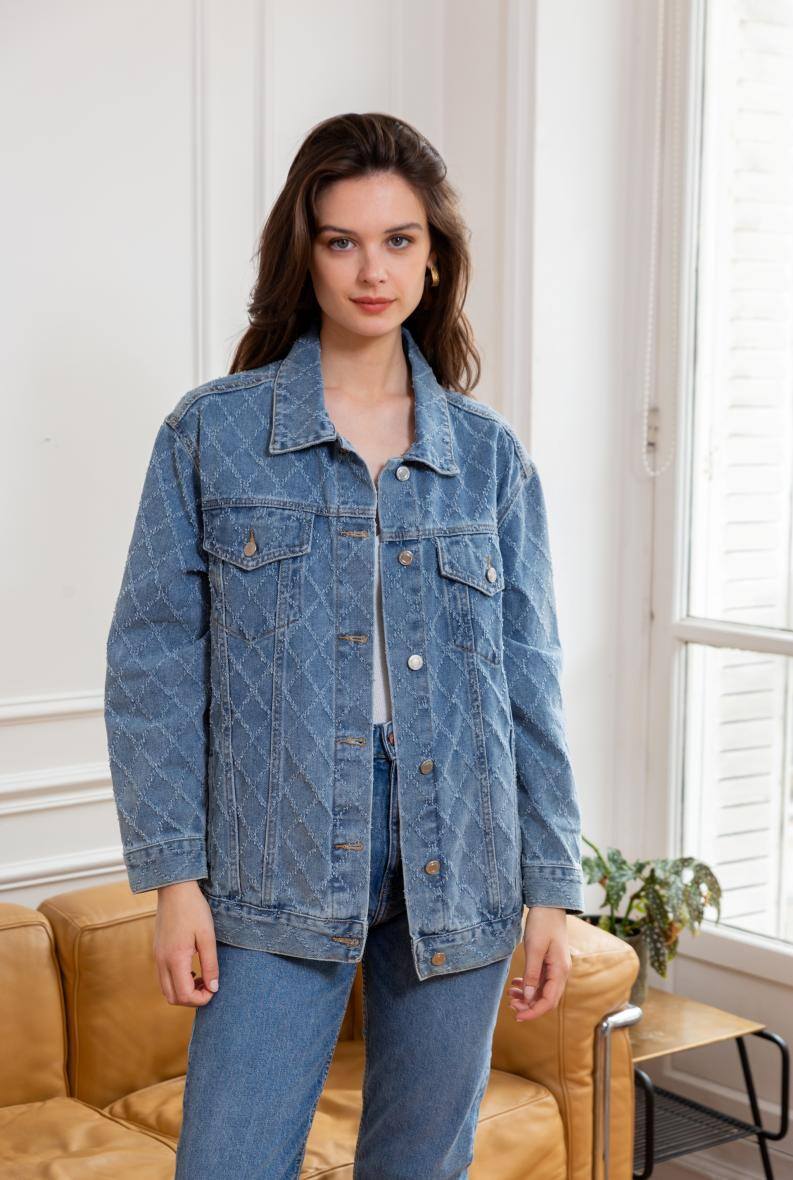 Grossiste Golden Live - Veste en jean oversize