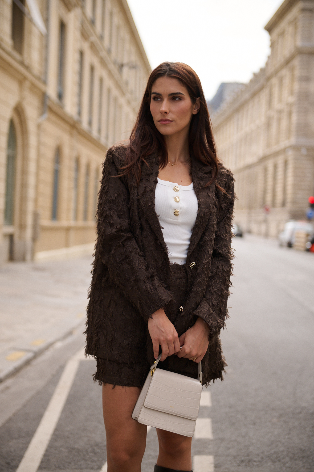 Grossiste Golden Live - Veste blazer oversize à franges
