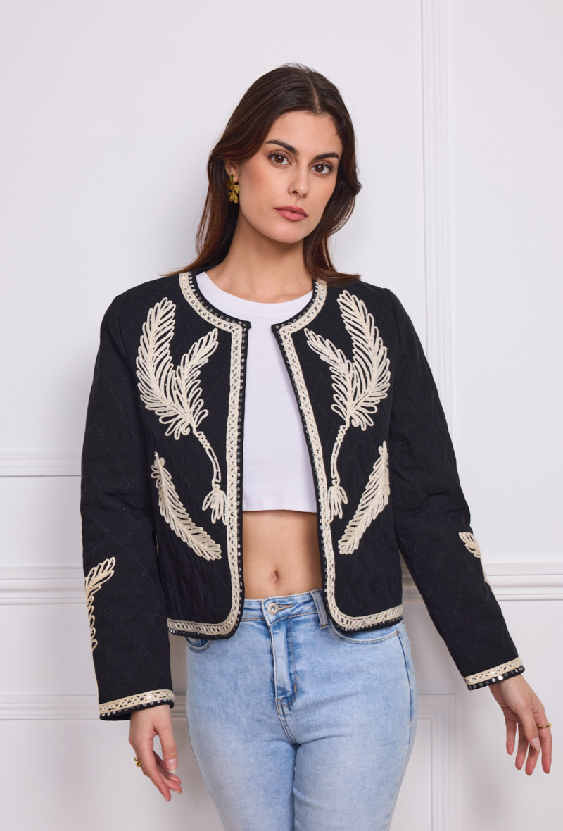Wholesaler Golden Live - Embroidered cotton jacket
