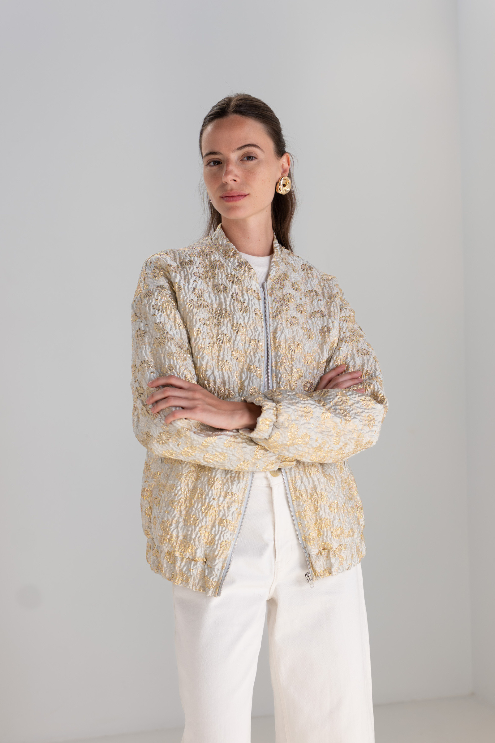 Grossiste Golden Live - Bomber en brocart