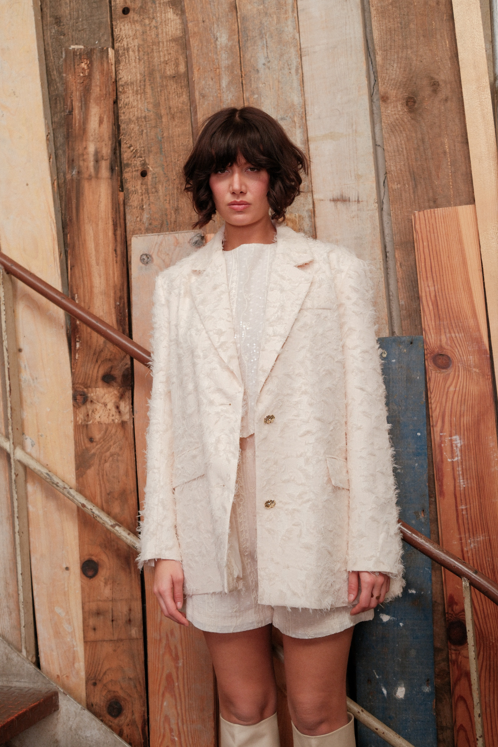 Grossiste Golden Live - Blazer oversize à franges