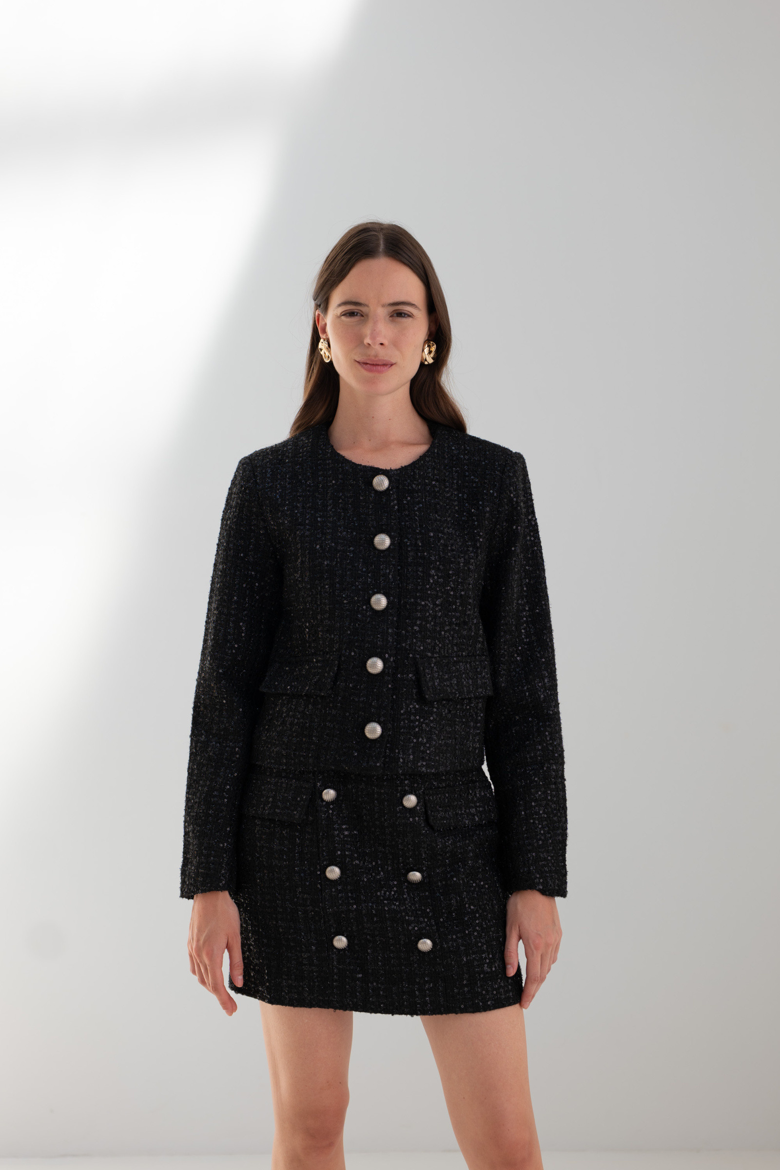 Mayorista Golden Live - Chaqueta de tweed