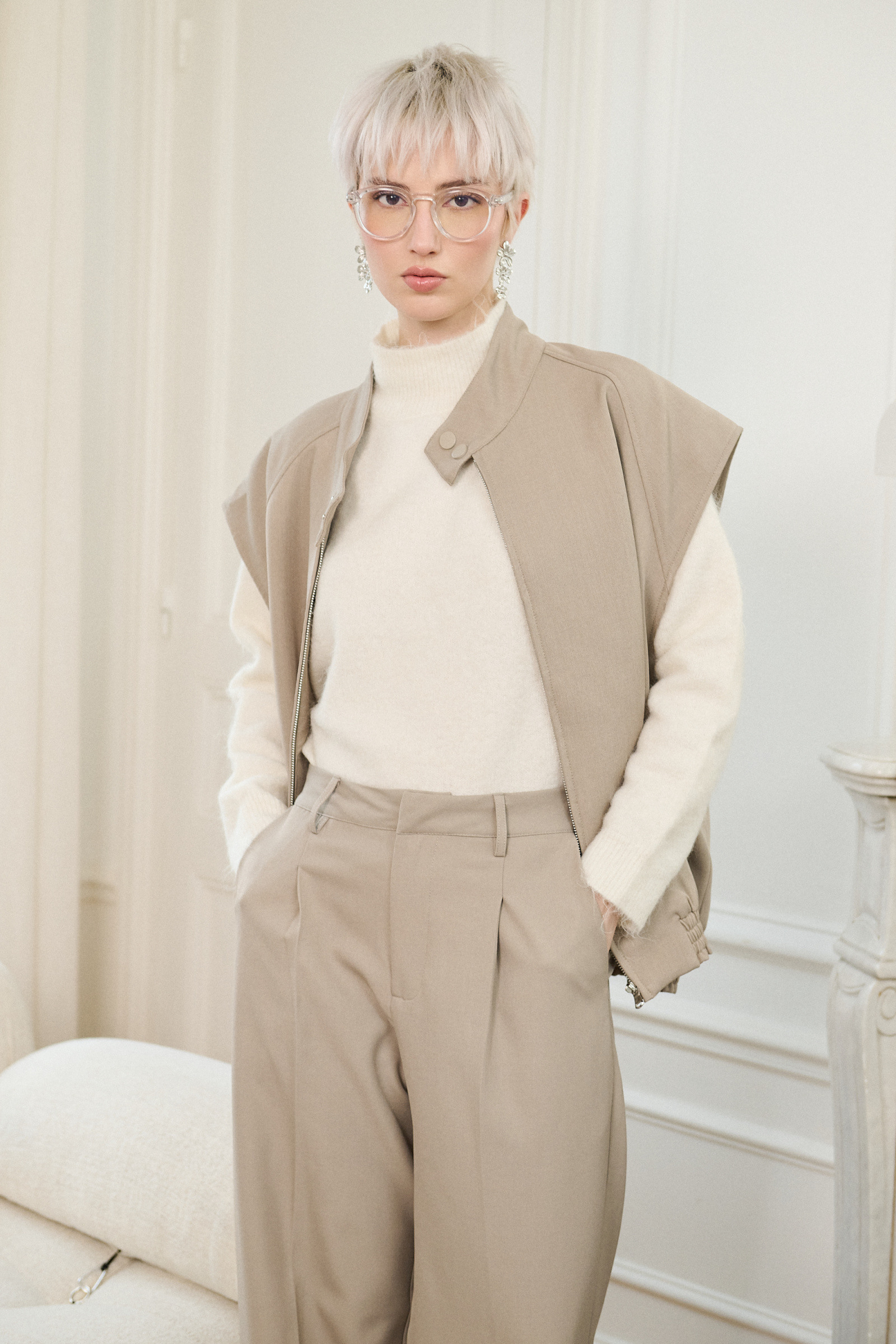 Wholesaler Golden Live - Sleeveless jacket
