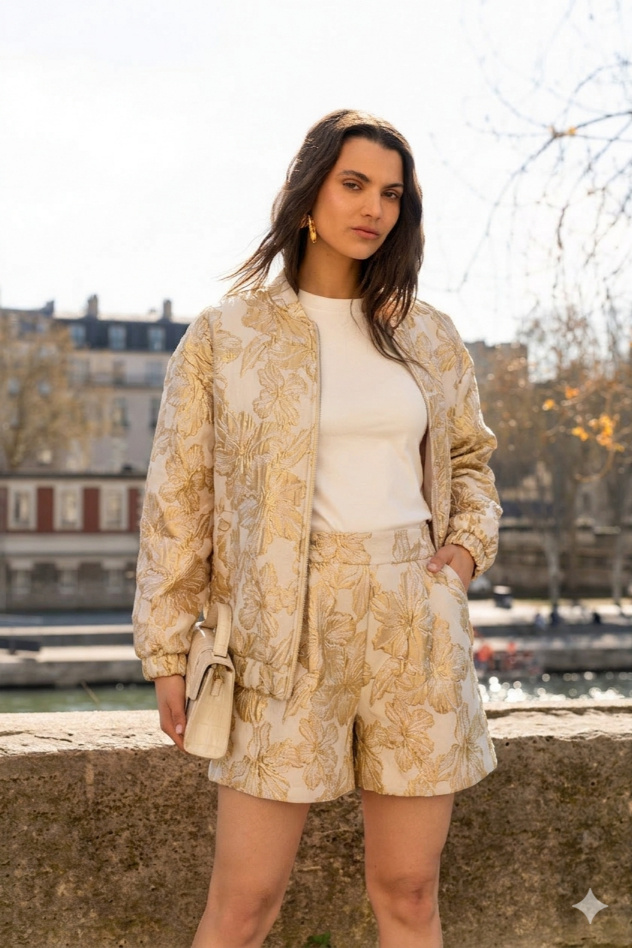 Wholesaler Golden Live - Jacquard Bomber Jacket