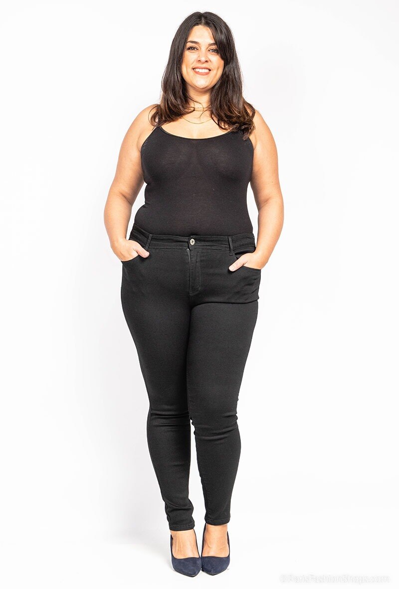 Grossiste Goodies - Pantalon Skinny Grande Taille Stretch