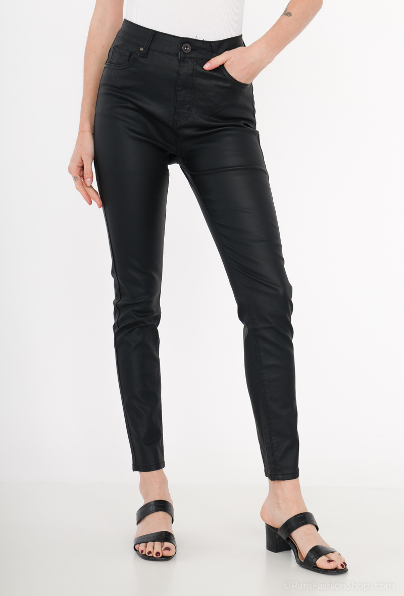 Wholesaler Goodies - Skinny Leather look Trouser