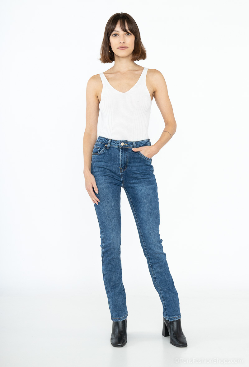 Großhändler Goodies - Push-up-Jeans in normaler Passform