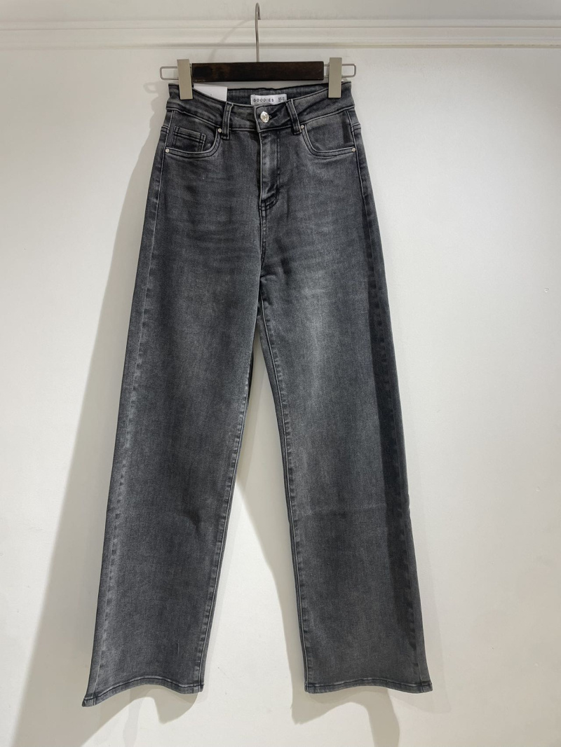 Wholesaler Goodies - Jean Wide leg gris foncé