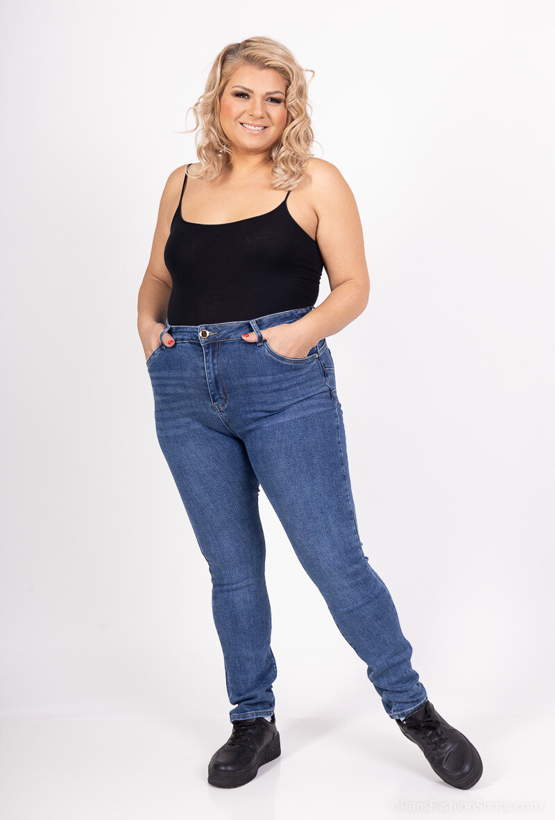 Grossista Goodies - jeans aderenti con effetto push up e elastici