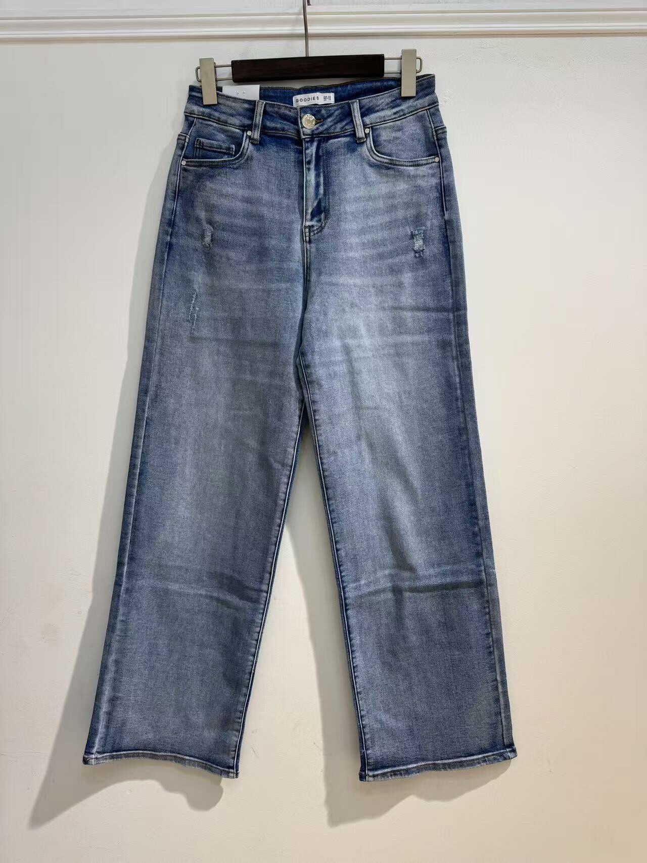Wholesaler Goodies - Jean Wide Leg Stretch worn