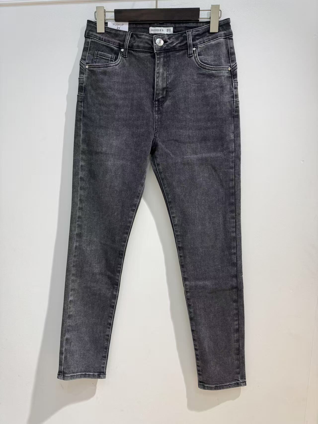 Wholesaler Goodies - Dark gray skinny jeans